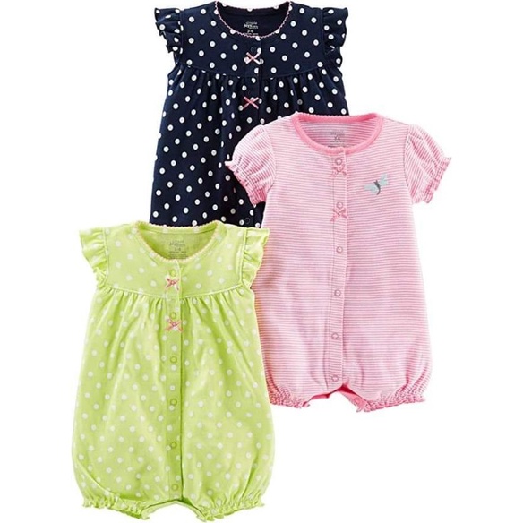 Bộ đồ liền thân đùi cho bé gái 18m và 24m