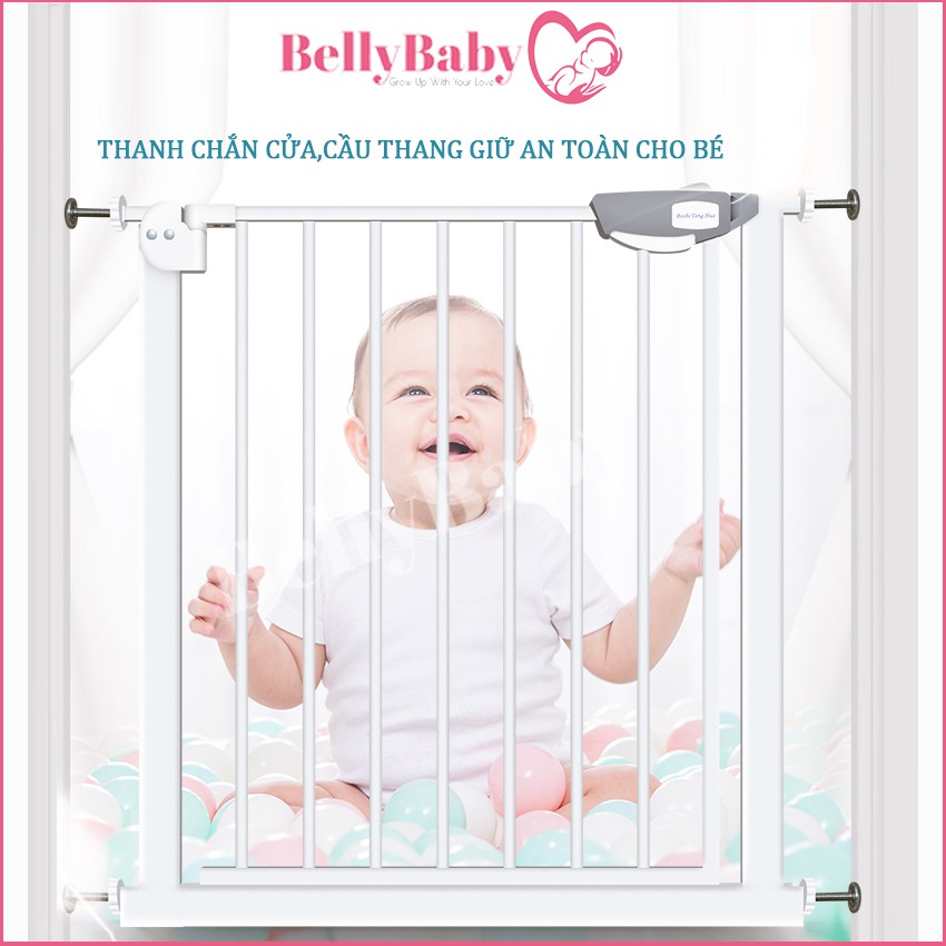 [ DEAL Giá Rẻ ] Thanh chắn cửa, thanh chắn cầu thang Bellybaby, bảo vệ an toàn cho trẻ nhỏ