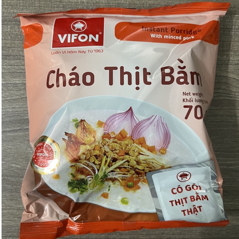 Cháo thịt bằm  Vifon 70g