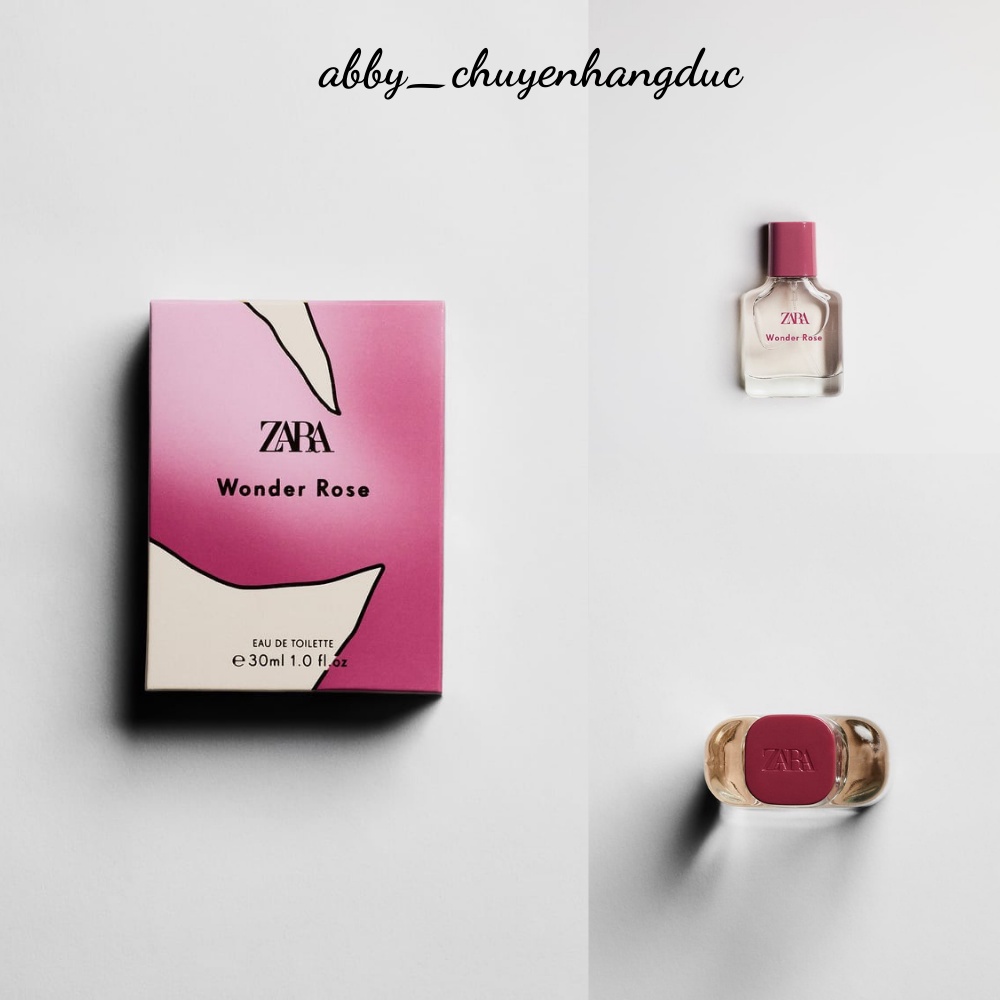 Nước hoa Zara Wonder Rose + Gardenia 30ml ⚡HÀNG ĐỨC⚡ Hương thơm ngọt dịu, sang trọng