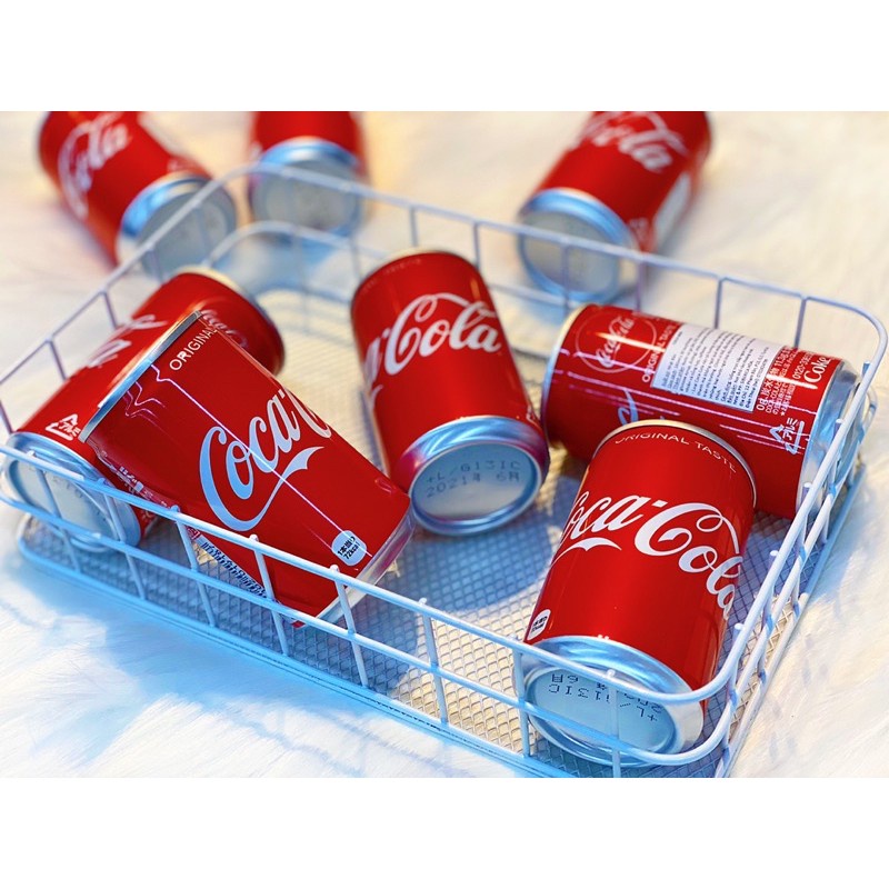[Đồ uống nhập khẩu] Nước giải khát Coca Cola Nhật Bản Dung tích 160ml, Lon nhôm mini, Có set lẻ Thùng 30, Siêu ngon.