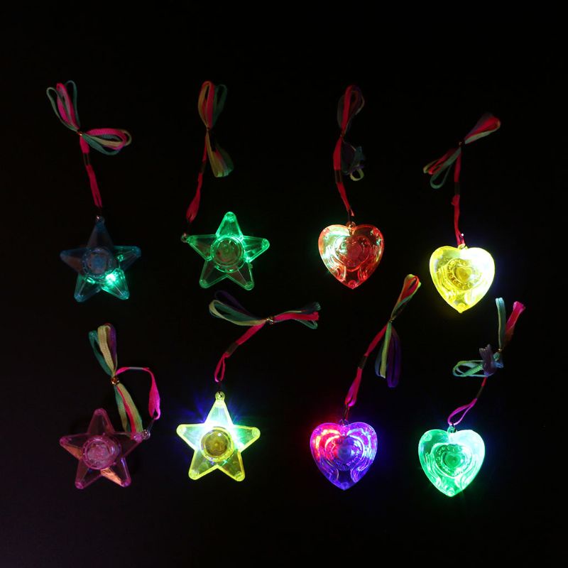 ✿ Mặt Vòng cổ Đèn Phát Sáng Đồ Chơi Cho Bé