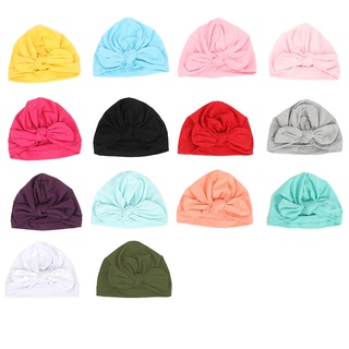 Turban dạng mũ cho bé, thắt nơ