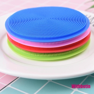 Miếng Silicone Rửa Chén Hình Tròn Tiện Dụng