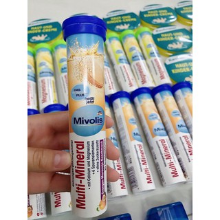 Viên sủi đa khoáng chất Multi-mineral Das Gesunde Plus Đức HSD 2022