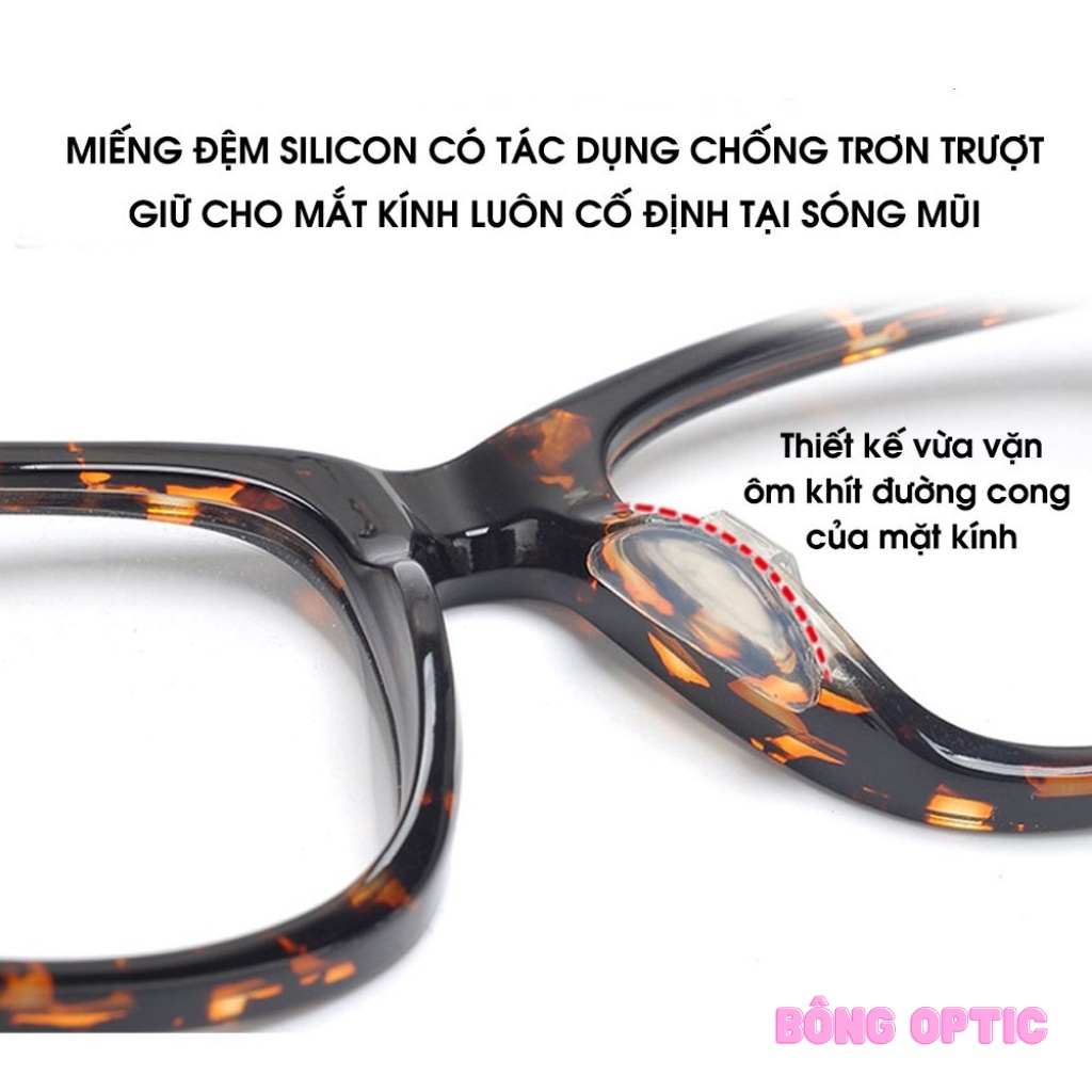 Miếng đệm mũi Nhật Bản mắt kính bằng Silicon chống trơn trượt MADE IN JAPAN