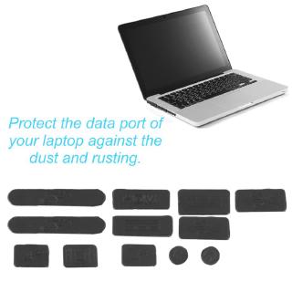 Bộ 12 nút bịt chống bụi bằng silicone cho các cổng USB máy laptop