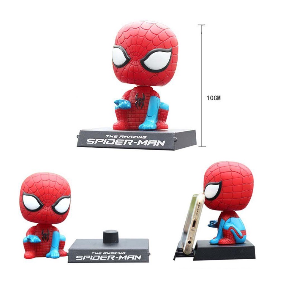 Mô Hình Đồ Chơi Nhân Vật Hoạt Hình Người Nhện Marvel Lắc Đầu VANES1 Trang Trí Nội Thất Xe Hơi / Văn Phòng