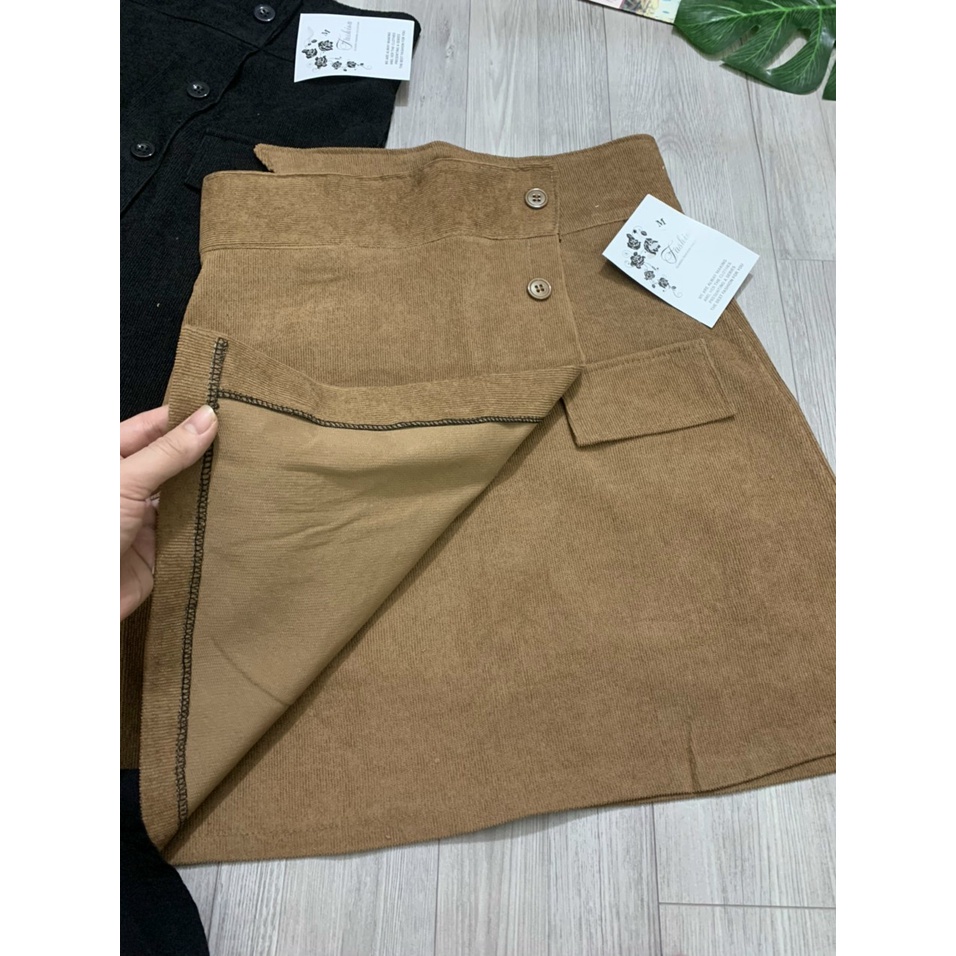 [VIDEO, HÌNH ẢNH THẬT] Chấn váy nhung chữ A siêu xinh KATI | BigBuy360 - bigbuy360.vn