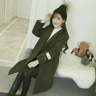 SALE Áo Dạ Dáng Dài phong cách Hàn Quốc