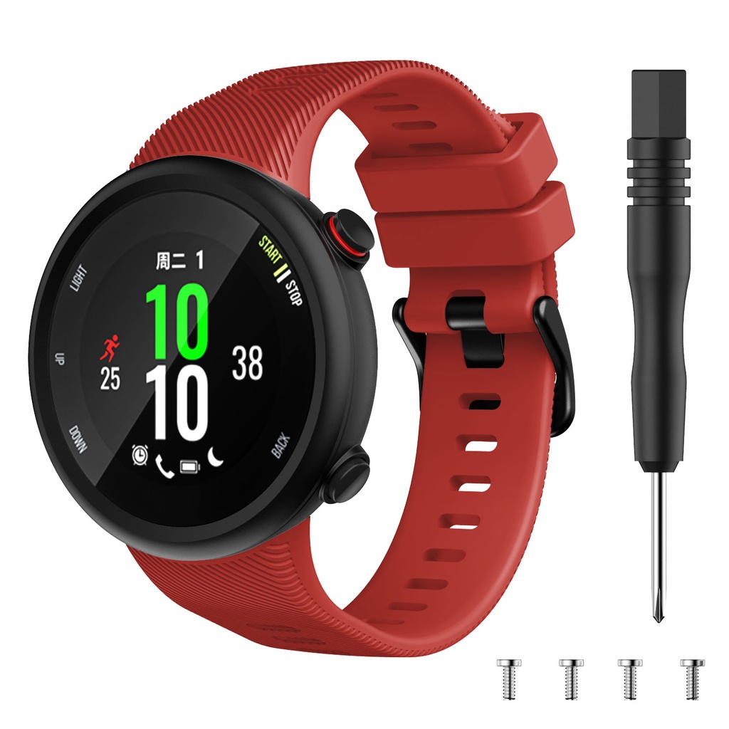 Dây Đeo Silicone Thay Thế Cho Đồng Hồ Thông Minh Garmin Forerunner 45 / Garmin Bơi 2