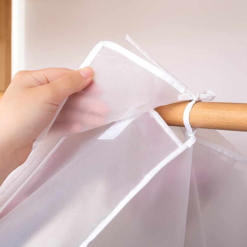 Vỏ Bọc Quần Áo Chống Bụi Bằng PEVA Trong Suốt Tiện Lợi