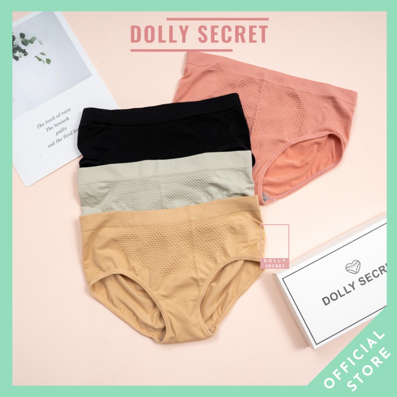 [Mã WASTDEP giảm 5K đơn bất kì] Quần lót cotton nâng mông định hình kháng khuẩn co giãn 4 chiều DOLLY SECRET QL004