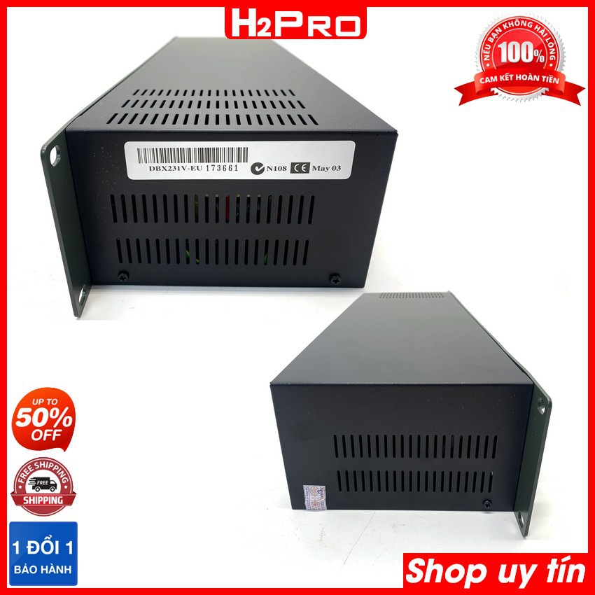 Lọc xì DBX 231 chính hãng, bộ lọc âm thanh Equalizer DBX 231 cân chỉnh sắc nét từng âm thanh ( tặng 4 jack 6 ly giá 200k