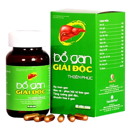 Bổ Gan Giải Độc Thiên Phúc - Hỗ trợ bổ gan, tăng cường chức năng gan