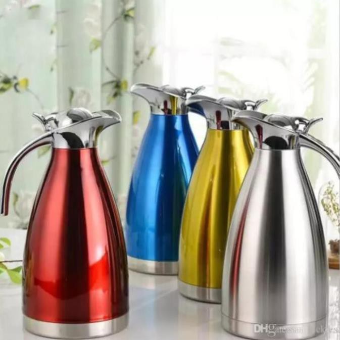 [Free] Ca giữ nhiệt inox Thái Lan cao cấp mỏ vịt (2L)