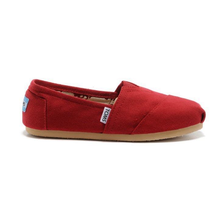 🎉PROMO🎉🍒💯 Toms Giày Lười Chính Hãng 100% Vải Bạt Kẻ Sọc Xanh Dương Cho Nam Và Nữ