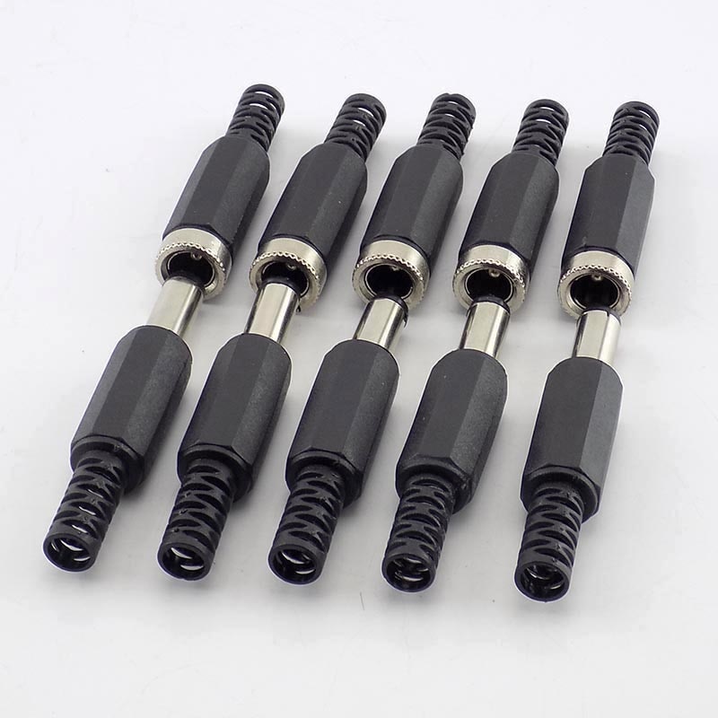 Set 10 Đầu Nối DC Male Female 5.5x2.1mm DC Dành Cho Camera An Ninh Cctv