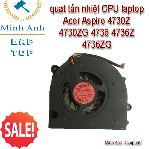 quạt tản nhiệt CPU laptop Acer Aspire 4730Z 4730ZG 4736 4736Z 4736ZG