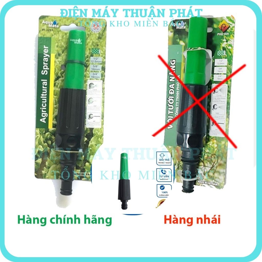 Vòi xịt vệ sinh tăng áp rửa xe máy ô tô tưới cây phun sương thông minh đa năng Aquamate 3201 giá rẻ