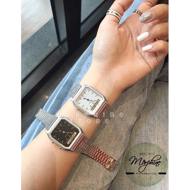 Đồng hồ Aq230 kim điện tử nam nữ