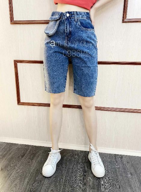 Quần ngố jean kèm ví hàng QCL1
