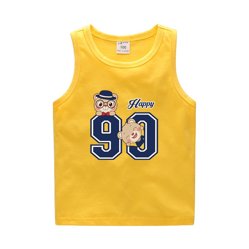 Áo ba lỗ, áo sát nách cho bé chất cotton số 90 từ 7-20 kg