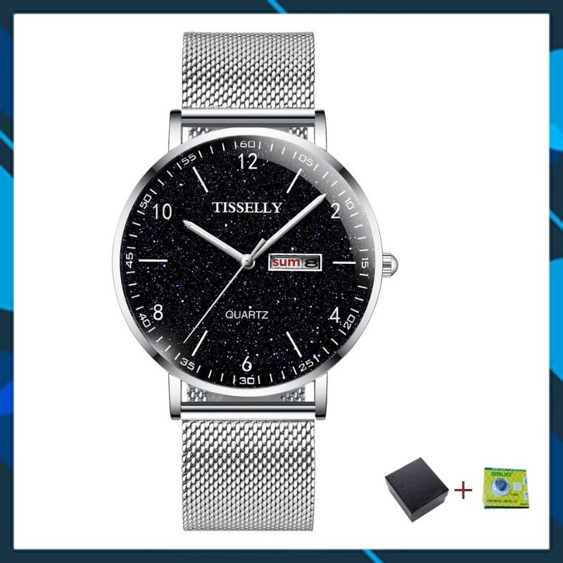 Đồng Hồ Nam Đẹp HW TISSELLY T078 chính Hãng Cao Cấp chống Nước - Cơ Cấu Thạch Anh HIWATCH | BigBuy360 - bigbuy360.vn