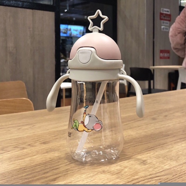 Bình nước ngôi sao FREE SHIP Bình nước siêu xinh cho bé 380ml