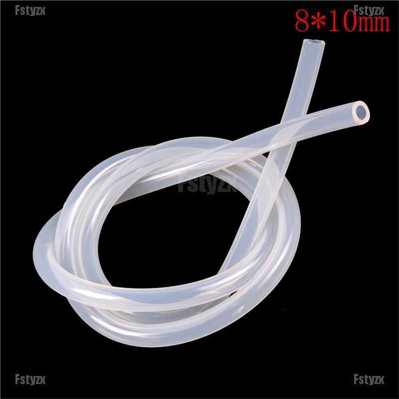 Ống bằng silicon mềm cấp thực phẩm trong suốt không độc hại dài 1m