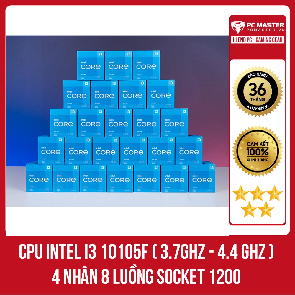 CPU Intel I3 10105F ( 3.7GHz - 4.4 Ghz ) 4 nhân 8 luồng Socket 1200 | BigBuy360 - bigbuy360.vn