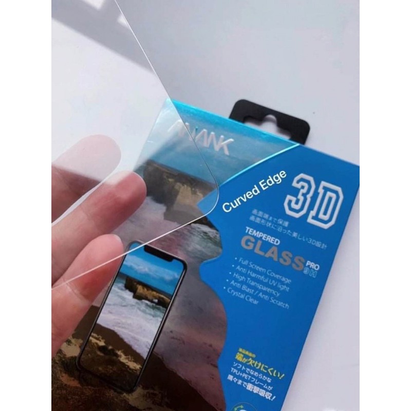 Kính cường lực không viền cho Smart IPhone 14 Promax , 14 Pro , 13 Promax, 12 Promax chính hãng ANANK 3 D công nghệ Nhật