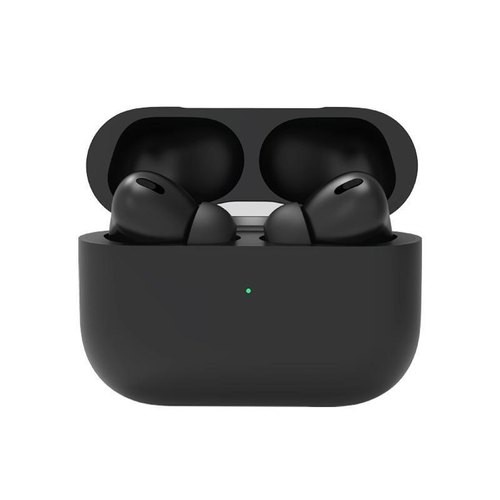 Tai nghe bluetooth mini Blackpods Pro, Mầu đen nhám huyền bí, Có chống ồn, đỏi tên, Định vị, Sạc không dây. BH 6 tháng