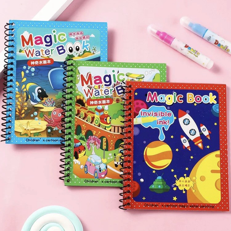 Đồ chơi màu nước ma thuật thần kì Magic Water nhiều chủ đề cho bé Master Kids