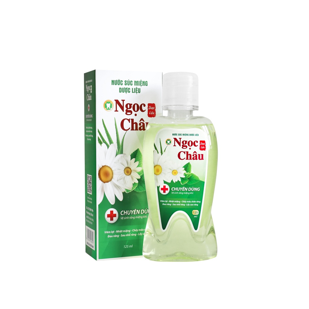 Nước súc miệng Dược liệu Ngọc Châu 125ml