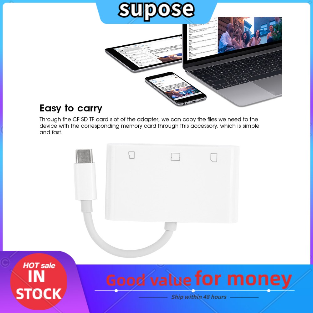Đầu Đọc Thẻ Nhớ Supose Nk 1011 Type C Cf Sdtf 3 Trong 1 | BigBuy360 - bigbuy360.vn
