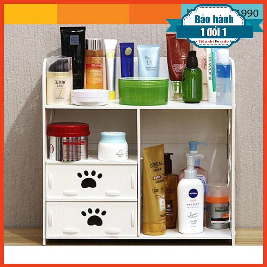 Kệ Để Đồ Trang Điểm Và Mỹ Phẩm Bằng Gỗ