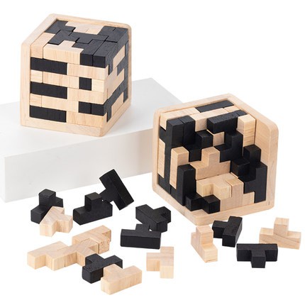 [Đồ chơi trí tuệ] Tetris Puzzle 5 Magic 54 Tấm Lắp Ráp Trẻ Em Bằng Gỗ Kích Đồ Chơi Thông Minh CHUMKLB01