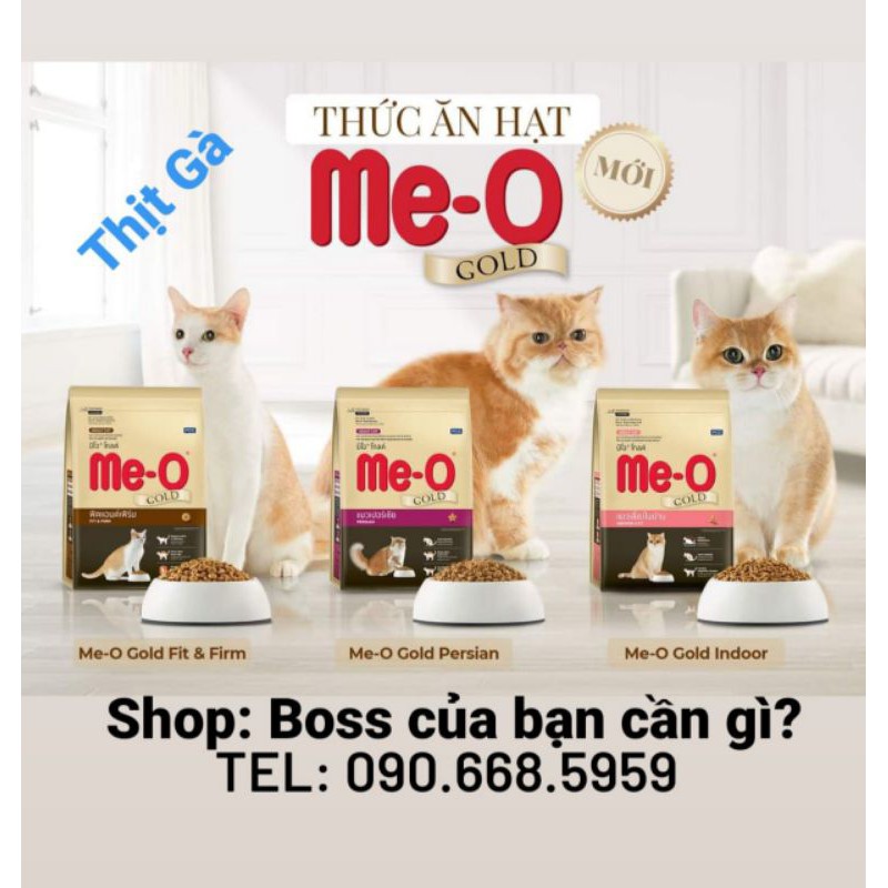Hạt cho mèo Me-O Gold thịt Gà 400g Thức ăn cho mèo