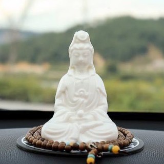 Tượng Phật. Mẹ quan âm.Sứ cao cấp + tràng hạt