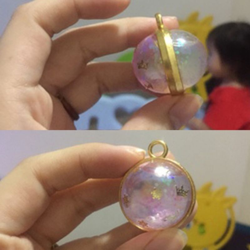 Sa Khuôn Làm Móc Khóa Hình Oval Bằng Nhựa Resin DIY