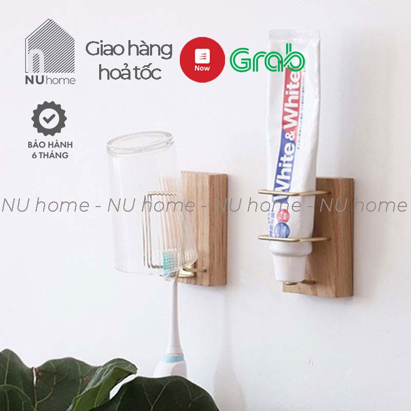 nuhome.vn | Giá treo bàn chải đánh răng, kem đánh răng Kiko, được thiết kế tối giản theo phong cách Nhật bản đẹp mắt