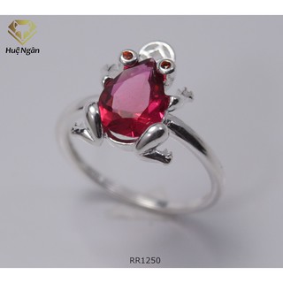 Nhẫn bạc Ý 925 Bạc xinh Huệ Ngân - Cóc thần tài may mắn tài lộc RR1250 P2