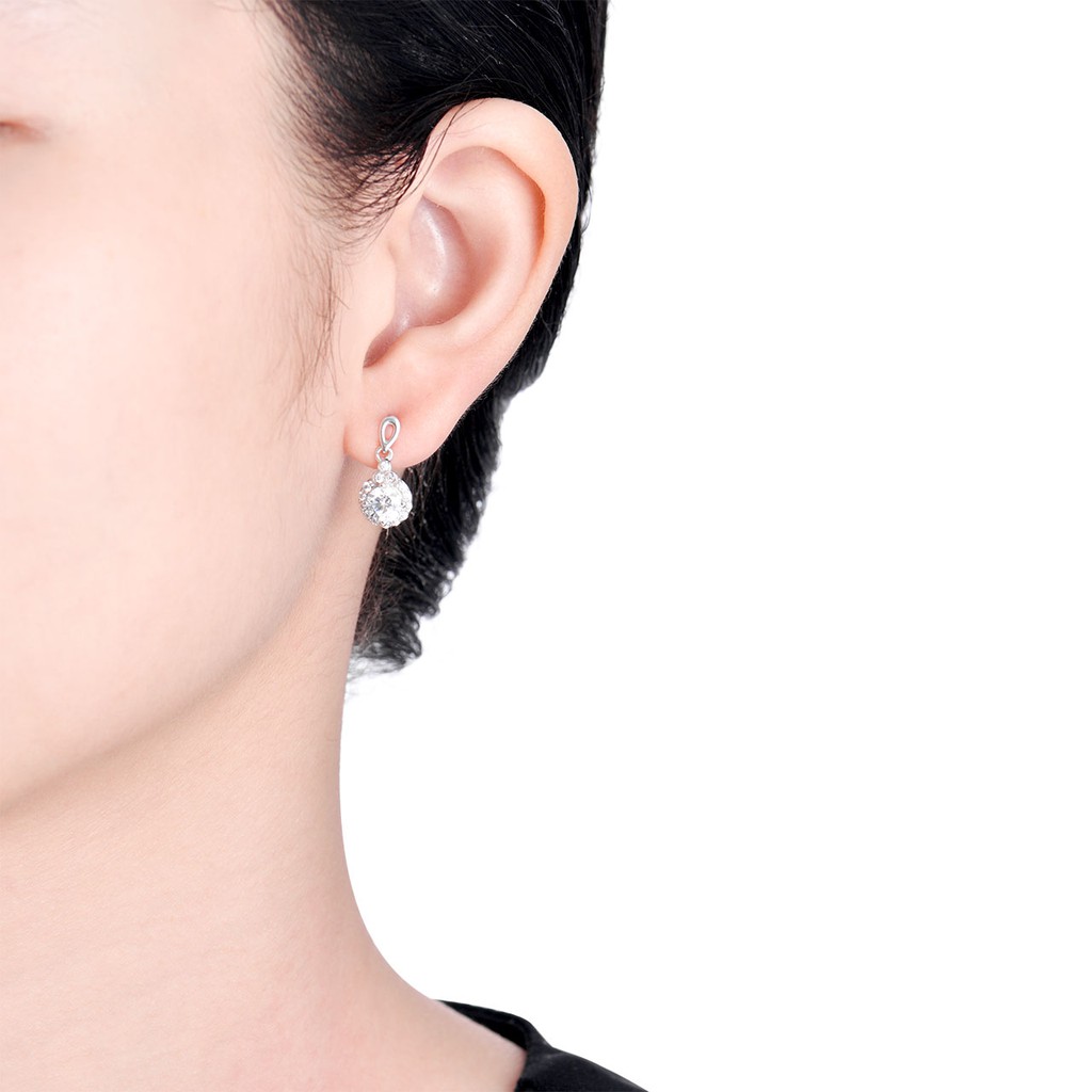 Bông tai Bạc đính đá CZ PNJSilver XMXMK000138