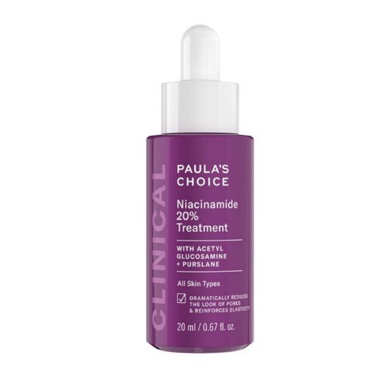 Nia 20 Paula‘s Choi.ce-Niacinamide 20% Treament thu nhỏ lỗ chân lông,làm sáng da