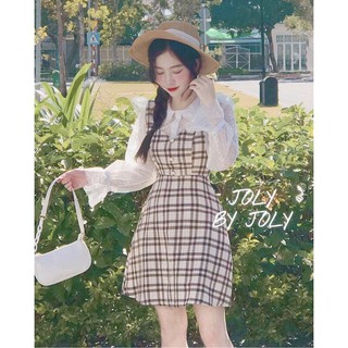 SET YẾM CARO + ÁO REN HOA TAY LOE 🌻 Set caro baby cho các nàng cute phô mai que , đơn giản thì mình  mặc  kiểu  hì cũngg