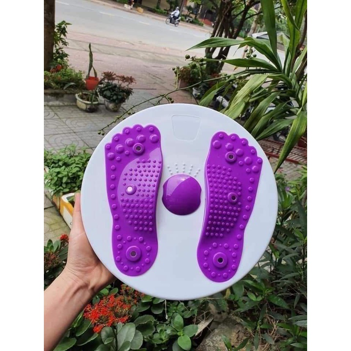 Đĩa xoay eo tập thể dục 360 độ loại xịn - Bàn xoay tập cơ bụng cho eo thon tại nhà và phòng gym tiện lợi SIÊU BỀN