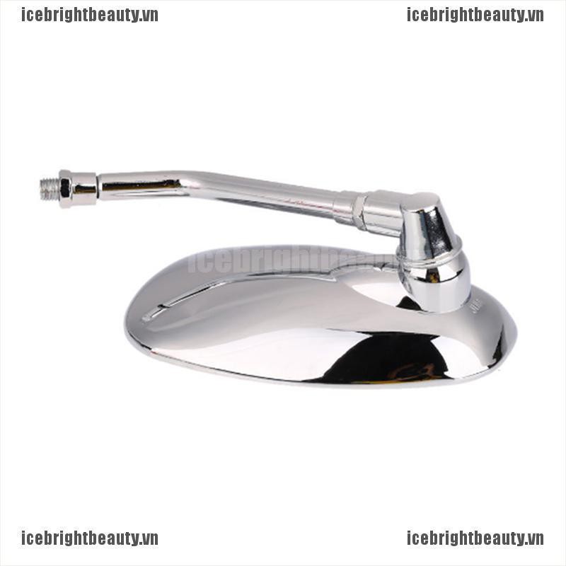Bộ 2 Gương Chiếu Hậu Hình Oval Bằng Chrome Cho Xe Mô Tô Ducati KTM