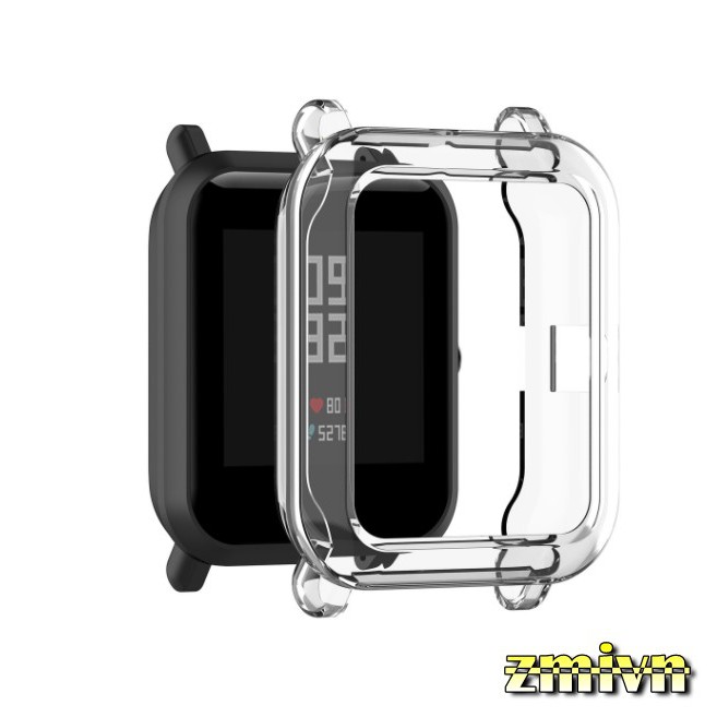 Case viền bảo vệ Xiaomi Amazfit Bip 1S / Amazfit Bip S trong suốt