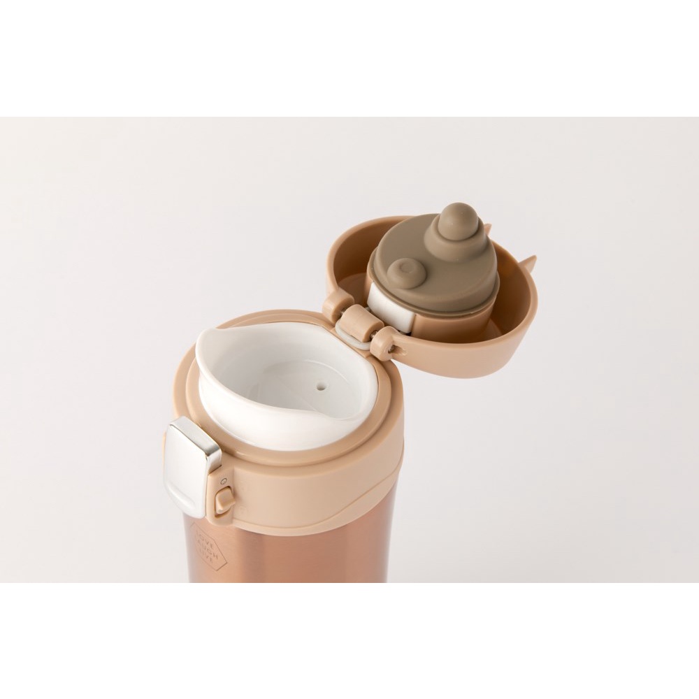 Bình Uống Nước Tumbler ARTBOX Hàn Quốc Nút Bấm Màu Vàng Hồng